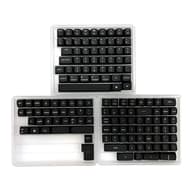 KEYCHRON Full Keycap Set OSA Profile ABS Material Laser Engraving - ISO ungarisch - schwarz