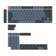 KEYCHRON Low Profile ABS Keycap Full Keycap Set Version B HU-ISO schwarz und grau