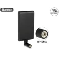 DELOCK WLAN antenna 802.11 ac/a/h/b/g/n RP-SMA 7.5 ~ 10 dBi guided Flexible plug