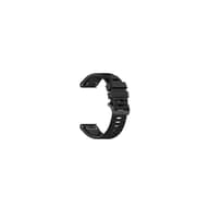 FIXED Elastic Silicone Strap for Garmin QuickFit 26mm fekete