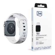 3MK Silikon sat remen Apple Watch 42/44/45/49mm bijela