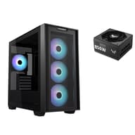 ASUS A21 Plus TG ARGB crno + 850W TUF Gaming napajanje A21 PLUS/ARGB FANS/EPS+TUF-GAMING-85