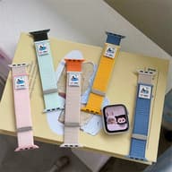 BLACKBIRD Szíj Iwatch készülékhez Hot Dog világos barna kék 38/40/41/S BH1795