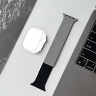 BLACKBIRD Litchi remen Iwatch uređaju 38/40/41mm crno sivo BH1801