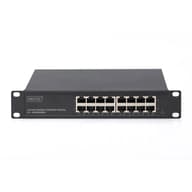 DIGITUS 16 portos Gigabit 10" nem menedzselt switch DN-80115-1