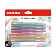 KORES Glitter Označivač pribor 3-5 mm 6 micaceous boja IK36300