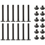 ALPHACOOL Set radiátorcsavarok M3x30mm M3x5mm black 24 pieces 24848