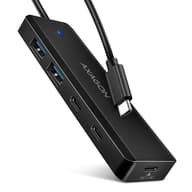 AXAGON HUE-C2C USB-C 5Gbps hub crno