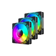 GAMEMAX Case Fan 3x120mm PWM ARGB Fekete KF300 BK
