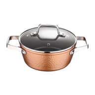 BERGNER BG-34524-BK-KF Kasserolle mit Deckel 24cm