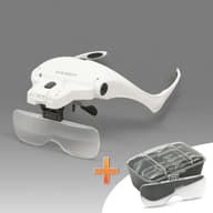 DELIGHT magnifying headband LED lighting and lens set 10792