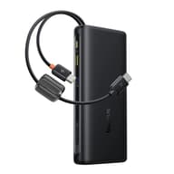 BASEUS ENERFILL FC41 ULTRA-MINI Notladegerät Type-C Steckdose 25000mAh 145W PD Schnellladegerät + fix Type-C Kabel schwarz E0028H03