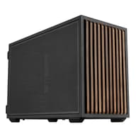 LIAN LI B4-mATX Wood számítógépház diófa-fekete B4X-WD