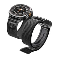 SPIGEN Athlex Air Active nylon pótszíj Samsung Galaxy Watch Ultra 2/Ultra 47mm fekete/sötétszürke AMP11614