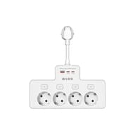 S-LINK PRZ08 4 aljzat Elosztó 15cm fehér védett 43252