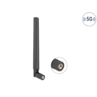 DELOCK 5G 3.4 - 5.0 GHz antenna SMA plug 4.7 dBi irányított. articulated csatlakozó. black
