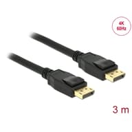 DELOCK DisplayPort 1.2/1.2a Connector Black 3m 83807