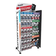 ENERGIZER Mini floor stand display 7X6 20 cm kampókkal 688784