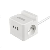 VIKING TECHNOLOGY VYC23HW Elosztó 2 aljzat 1x USB-A 2x USB-C 1.4m fehér