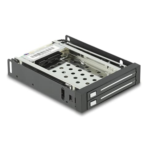 DELOCK 47189 3.5“ Mobile Rack for 2x 2.5” SATA HDD