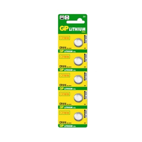 GP CR1616 Lithium gombelem (CR) 5db