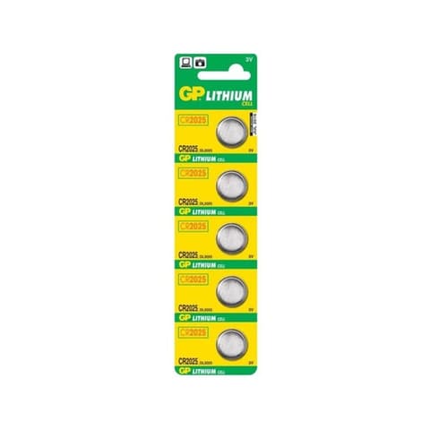 GP CR2025 Lithium gombelem (CR) 5db