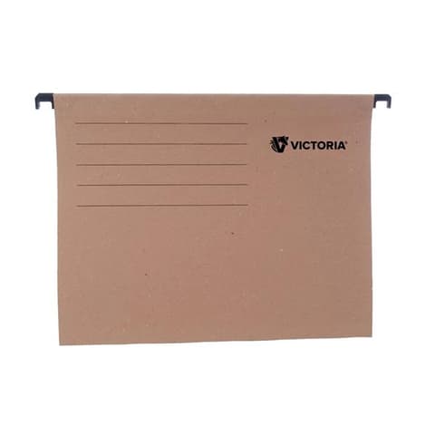 VICTORIA Függőmappa karton A4 natural