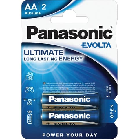 PANASONIC Evolta ceruza elem (AA) 2db