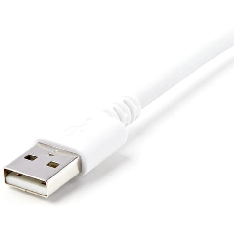 STARTECH USB Lightning Töltő/adatkábel Fehér 3m USBLT3MW