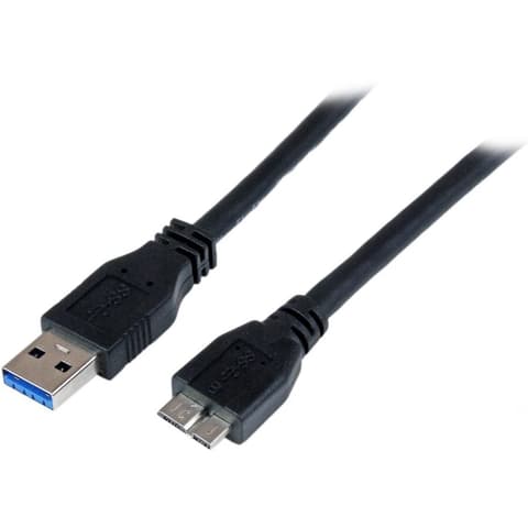 STARTECH USB 3.0 USB 3.0 Micro-B Átalakító Fekete 1m USB3CAUB1M