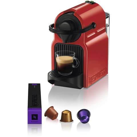 KRUPS Nespresso Inissia XN1005 kávégép Rubinvörös