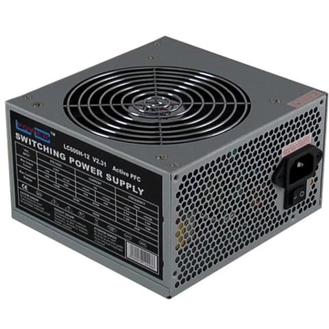 LCPOWER LC600H-12 V2.31 600W 80 Plus White tápegység