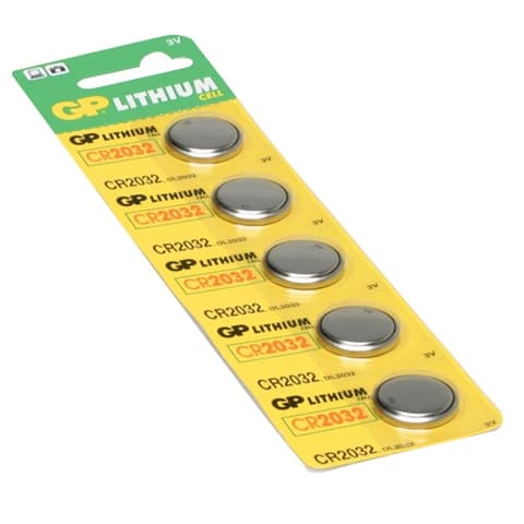 GP CR2032 Lithium gombelem (CR) 5db