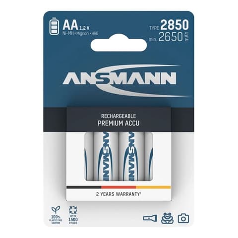 ANSMANN Mignon pencil akku (AA) 2850mAh 4pcs