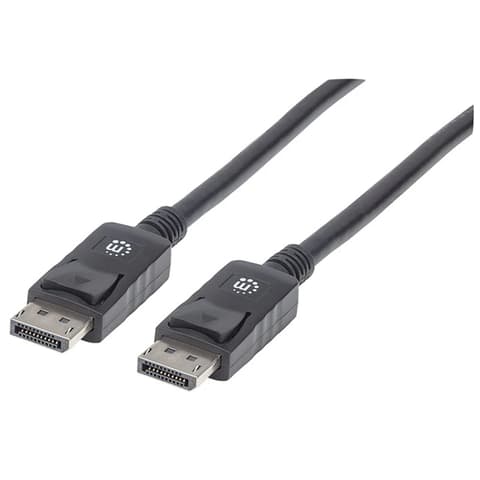 MANHATTAN DisplayPort 1.2/1.2a Liaison Schwarz 2m 307116