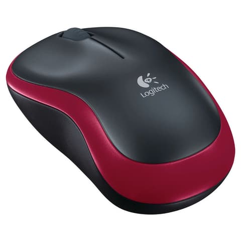 LOGITECH M185 Wireless piros