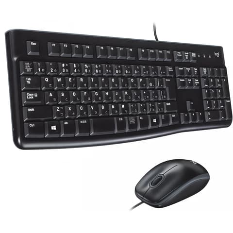 LOGITECH MK120 magyar vezetékes billentyűzet és egér szett - fekete