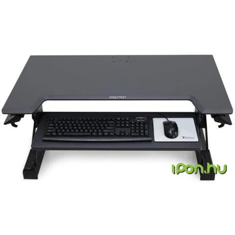 ERGOTRON WorkFit-TL Sit-Stand Desktop Workstation fekete