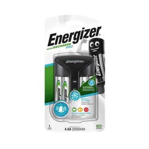 ENERGIZER Accu Recharge Pro + 4x2000mAh AA