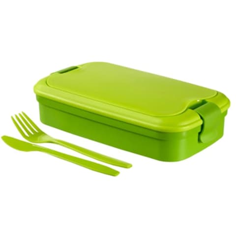 CURVER Lunch&Go Food Support evőeszközzel green