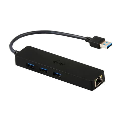 ITEC Slim HUB 3 Port + Gigabit Ethernet Adapter