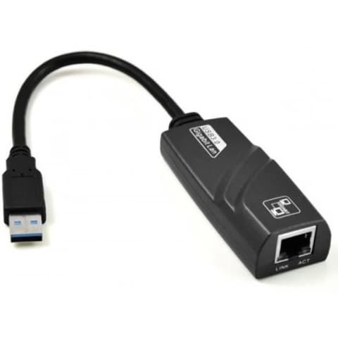 AKYGA AK-AD-31 USB 3.0 UTP transformator 5cm 1Gbps crno