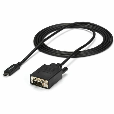 STARTECH USB 2.0 Type C VGA/D-Sub transformator Crno 1m CDP2VGAMM1MB