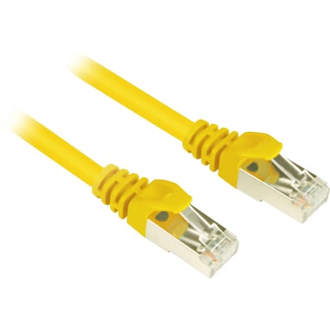 SHARKOON UTP CAT6 veza Žuta 25cm 4044951014750