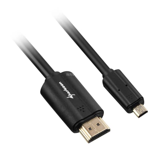 SHARKOON HDMI Micro HDMI transformator Crno 1.5m 4044951017973