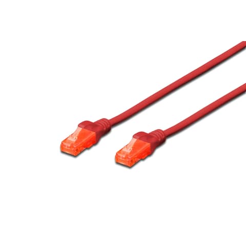 DIGITUS UTP veza Crvena 25cm DK-1617-0025/R