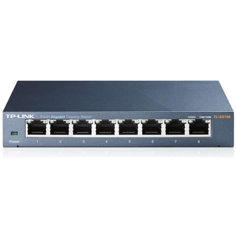TP-LINK TL-SG108 8 portos 10/100/1000Mbps asztali switch
