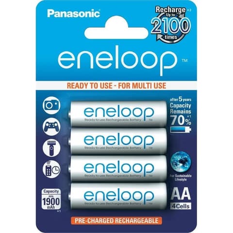 PANASONIC Eneloop pencil rechargeable battery (AA) 1900mAh 4pcs