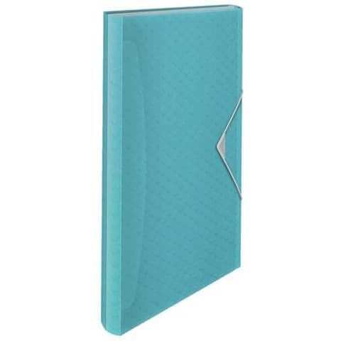 ESSELTE Harmonikamappa A4 PP 6 rekeszes Colour Ice kék