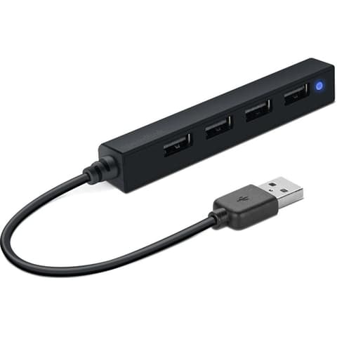SPEEDLINK SNAPPY SLIM USB HUB 4-PORT crno